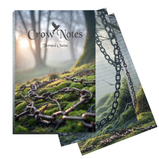 Notizblock | DIN A5 | Crow Notes – Thorned Chains