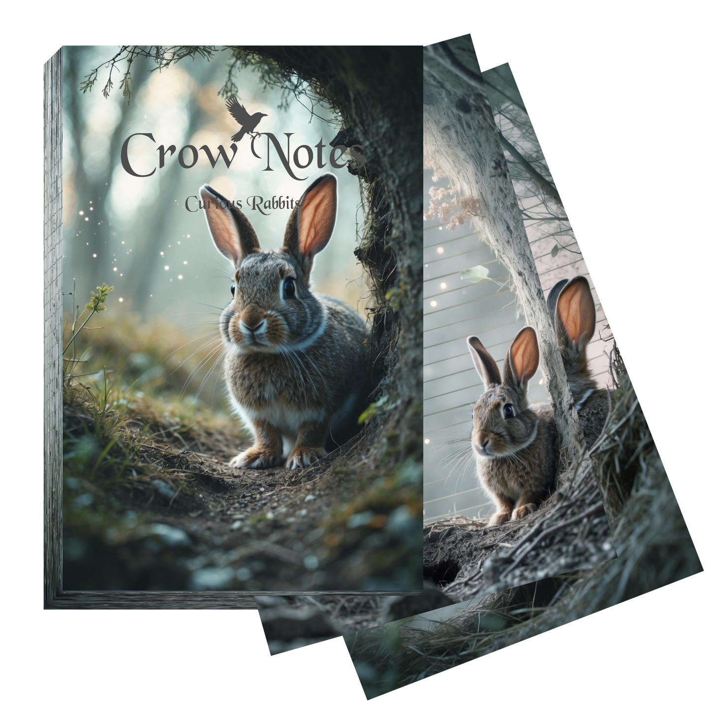 Notizblock | DIN A5 | Crow Notes – Curious Rabbits