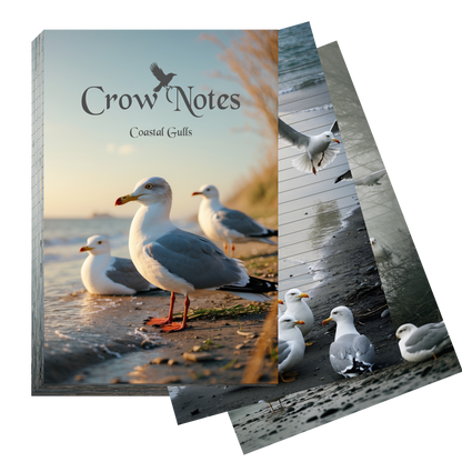 Notizblock | DIN A5 | Crow Notes – Coastal Gulls