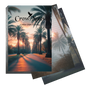 Notizblock | DIN A5 | Crow Notes – Golden Palm Evening