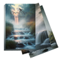 Notizblock | DIN A5 | Crow Notes – Misty Waterfalls