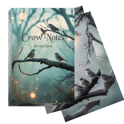 Notizblock | DIN A5 | Crow Notes – Perches Birds
