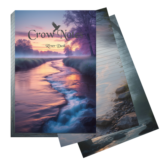 Notizblock | DIN A5 | Crow Notes – River Dusk