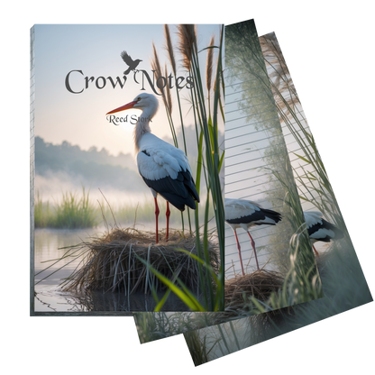 Notizblock | DIN A5 | Crow Notes – Reed Stork