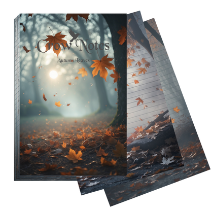 Notizblock | DIN A5 | Crow Notes – Autumn Leaves