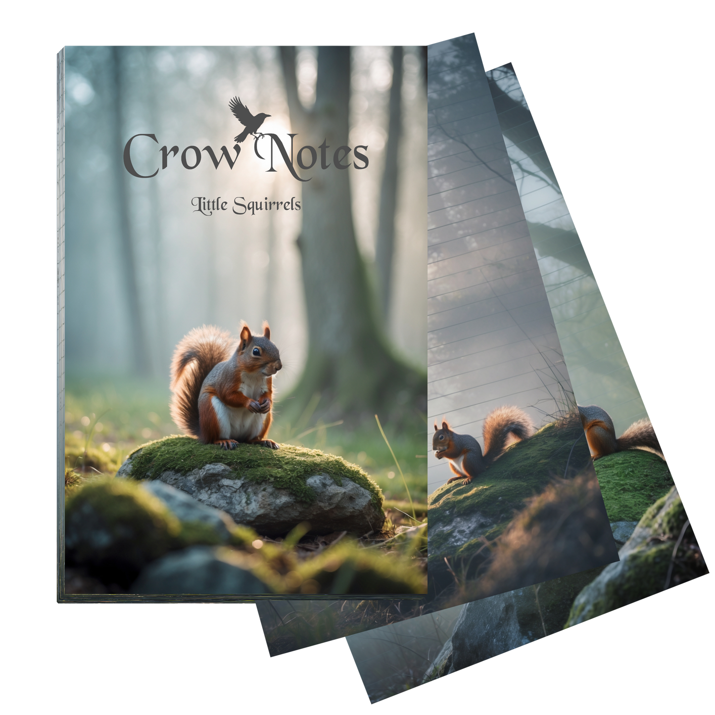 Notizblock | DIN A5 | Crow Notes – Little Squirrels