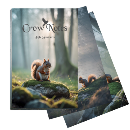 Notizblock | DIN A5 | Crow Notes – Little Squirrels