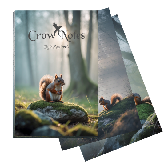 Notizblock | DIN A5 | Crow Notes – Little Squirrels