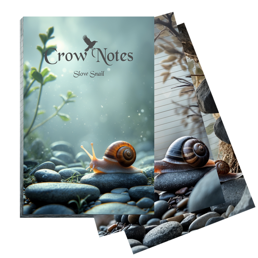 Notizblock | DIN A5 | Crow Notes – Slow Snail