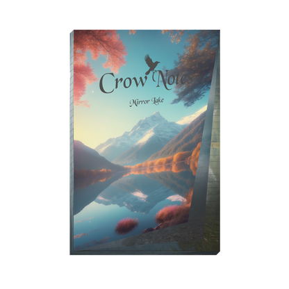 Notizblock | DIN A5 | Crow Notes – Mirror Lake