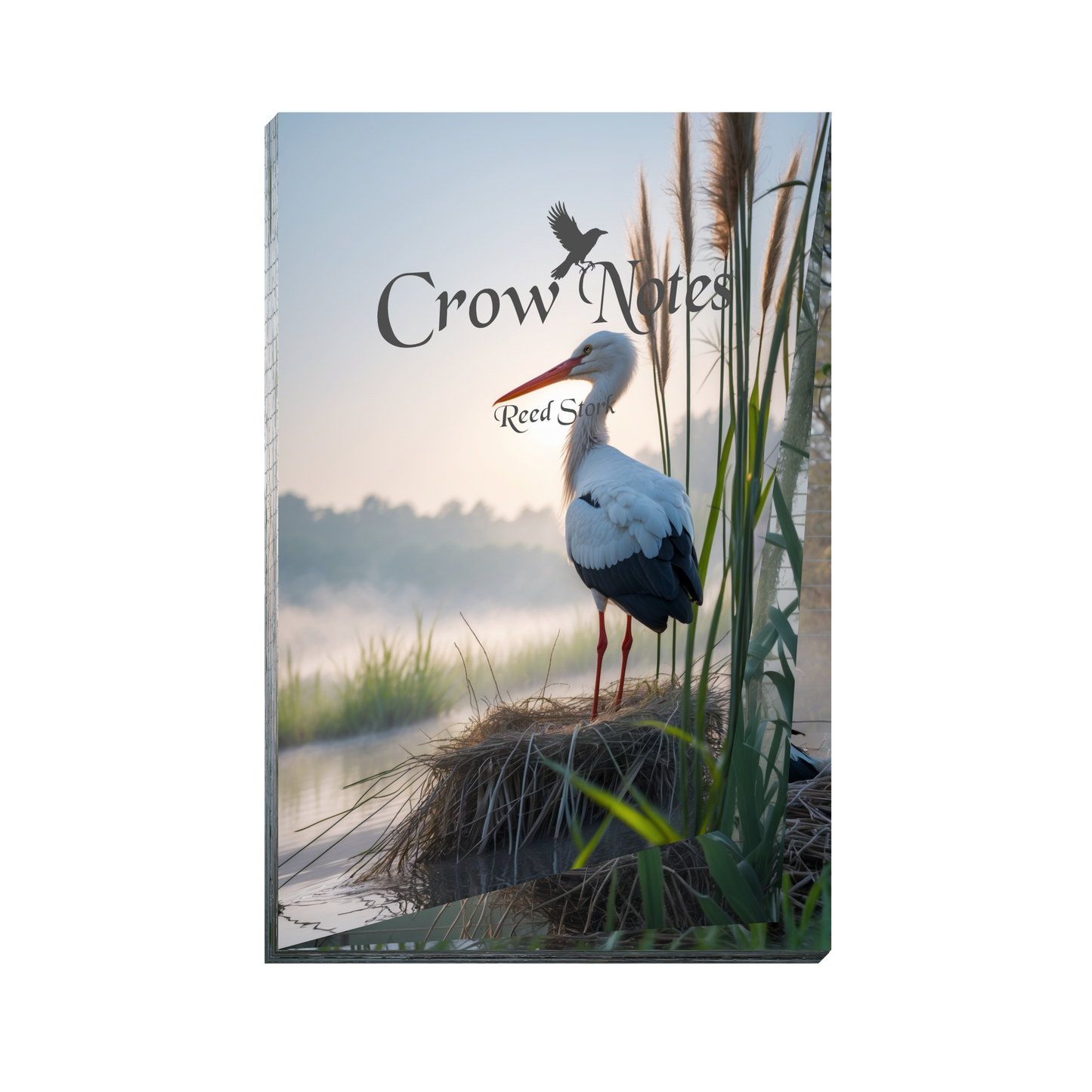 Notizblock | DIN A5 | Crow Notes – Reed Stork