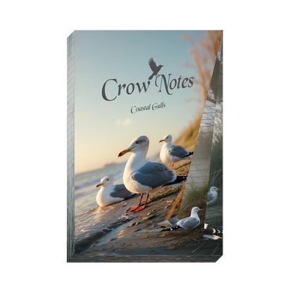 Notizblock | DIN A5 | Crow Notes – Coastal Gulls