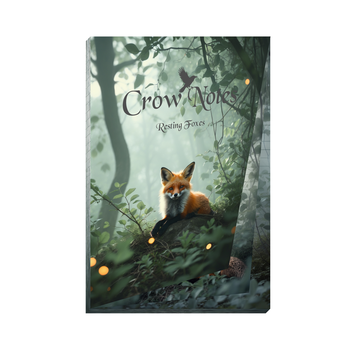 Notizblock | DIN A5 | Crow Notes – Resting Foxes