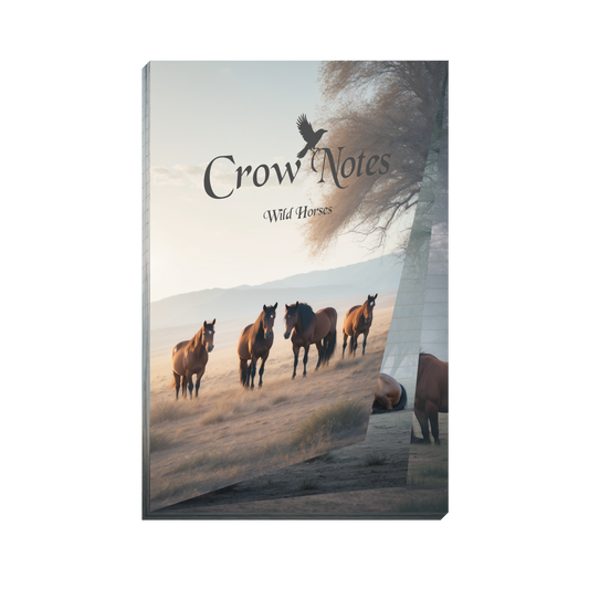 Notizblock | DIN A5 | Crow Notes – Wild Horses