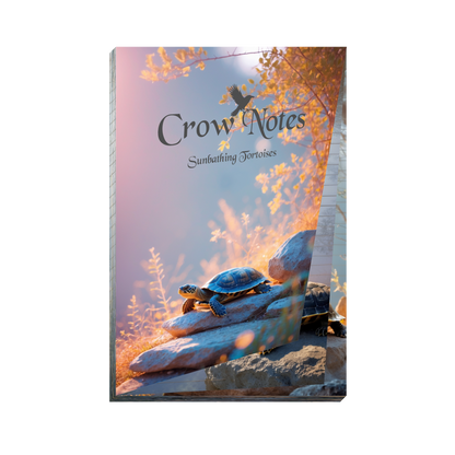 Notizblock | DIN A5 | Crow Notes – Sunbathing Tortoise