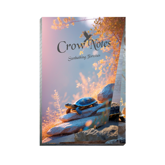 Notizblock | DIN A5 | Crow Notes – Sunbathing Tortoise