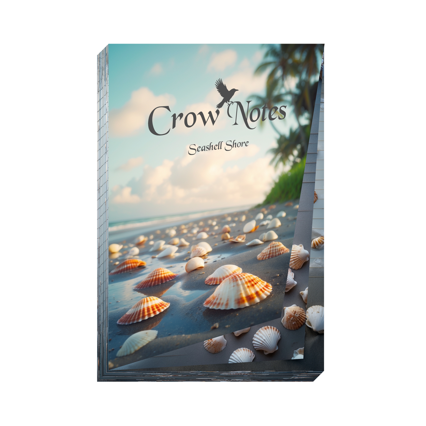 Notizblock | DIN A5 | Crow Notes – Seashell Shore