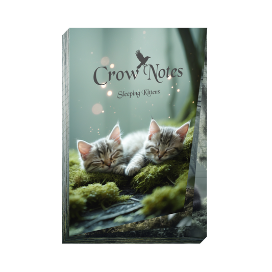Notizblock | DIN A5 | Crow Notes – Sleeping Kittens