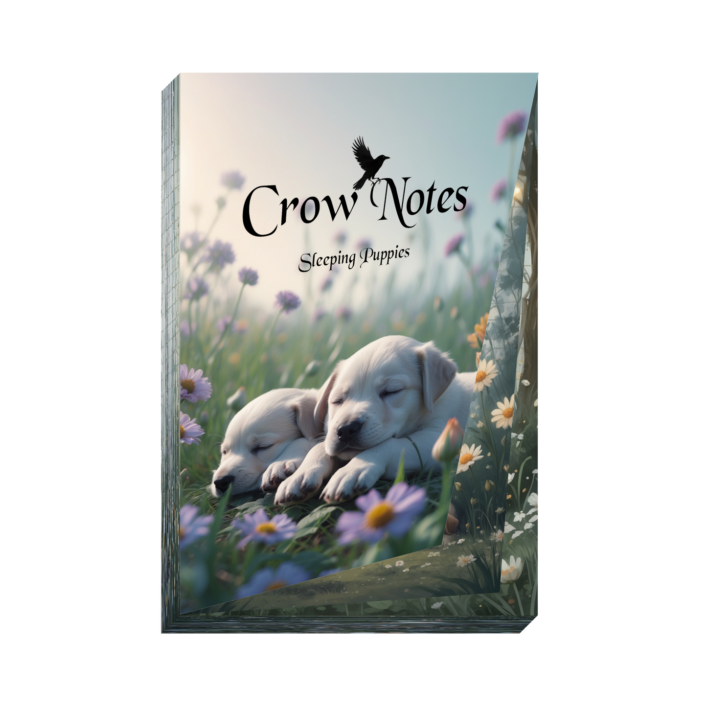 Notizblock | DIN A5 | Crow Notes – Sleeping Puppies