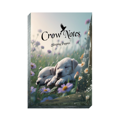 Notizblock | DIN A5 | Crow Notes – Sleeping Puppies
