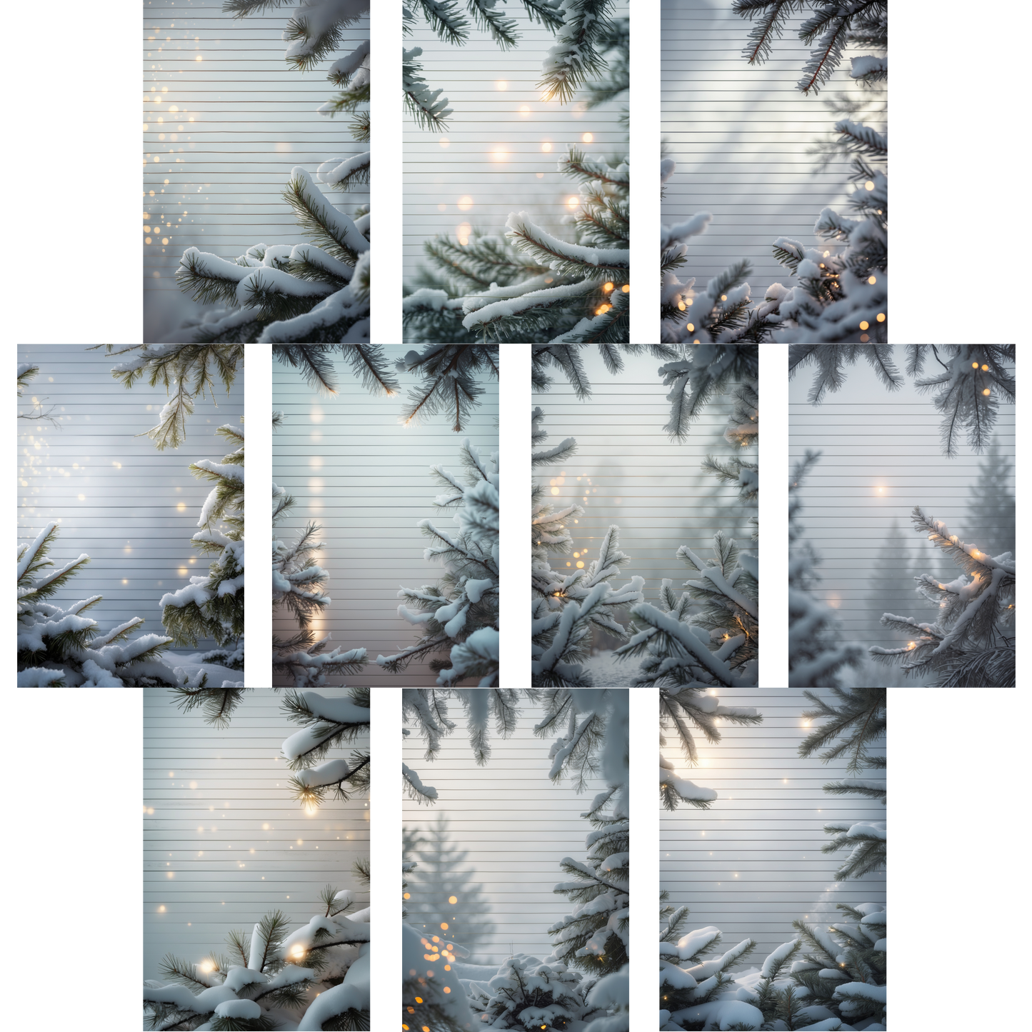 Notizblock | DIN A5 | Crow Notes – Glowing Pines