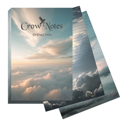 Notizblock | DIN A5 | Crow Notes – Drifting Clouds