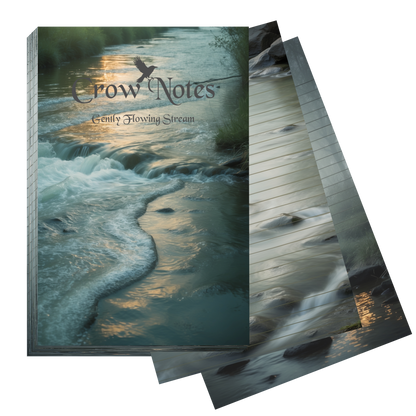 Notizblock | DIN A5 | Crow Notes – Gently Flowing Stream