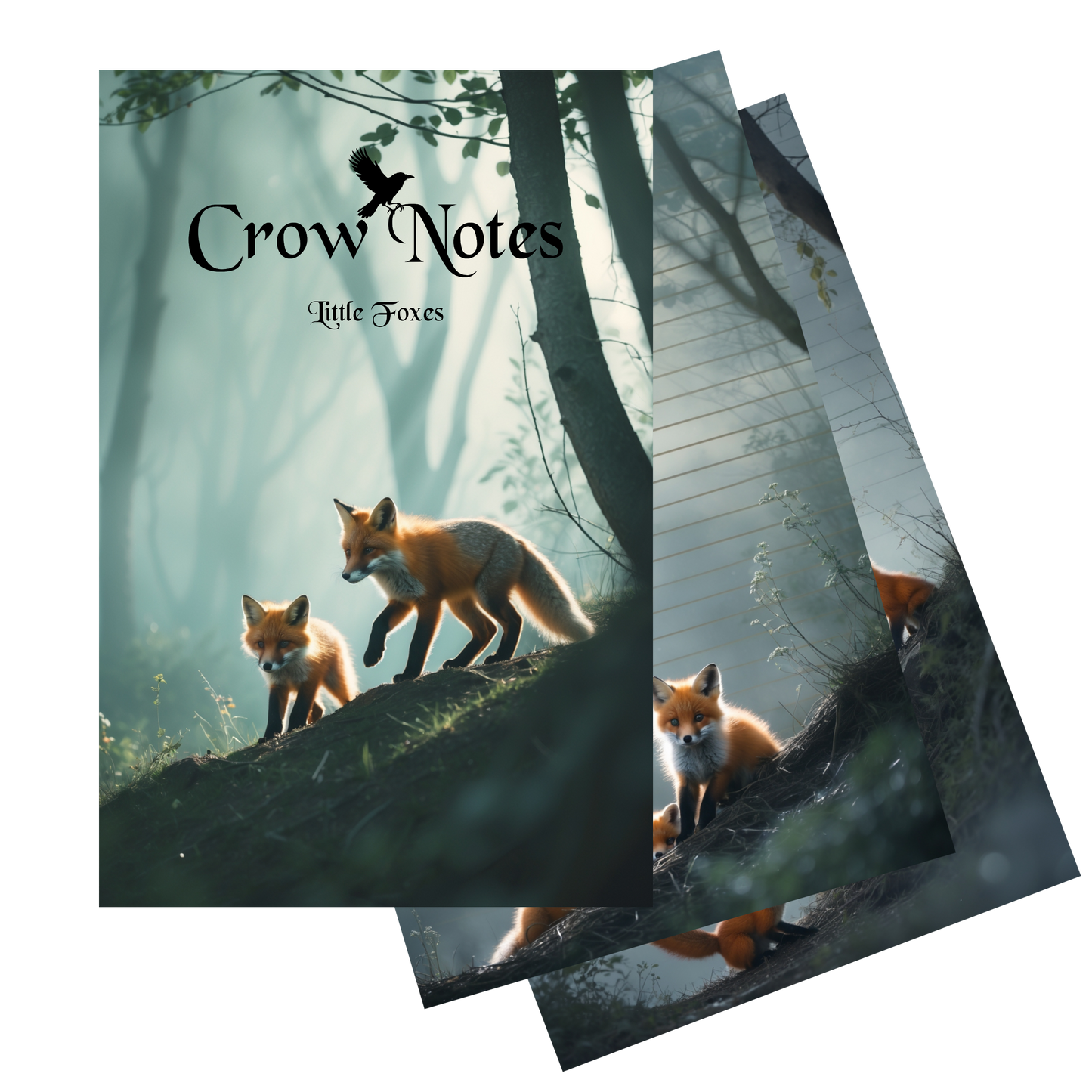 Notizblock | DIN A5 | Crow Notes – Little Foxes