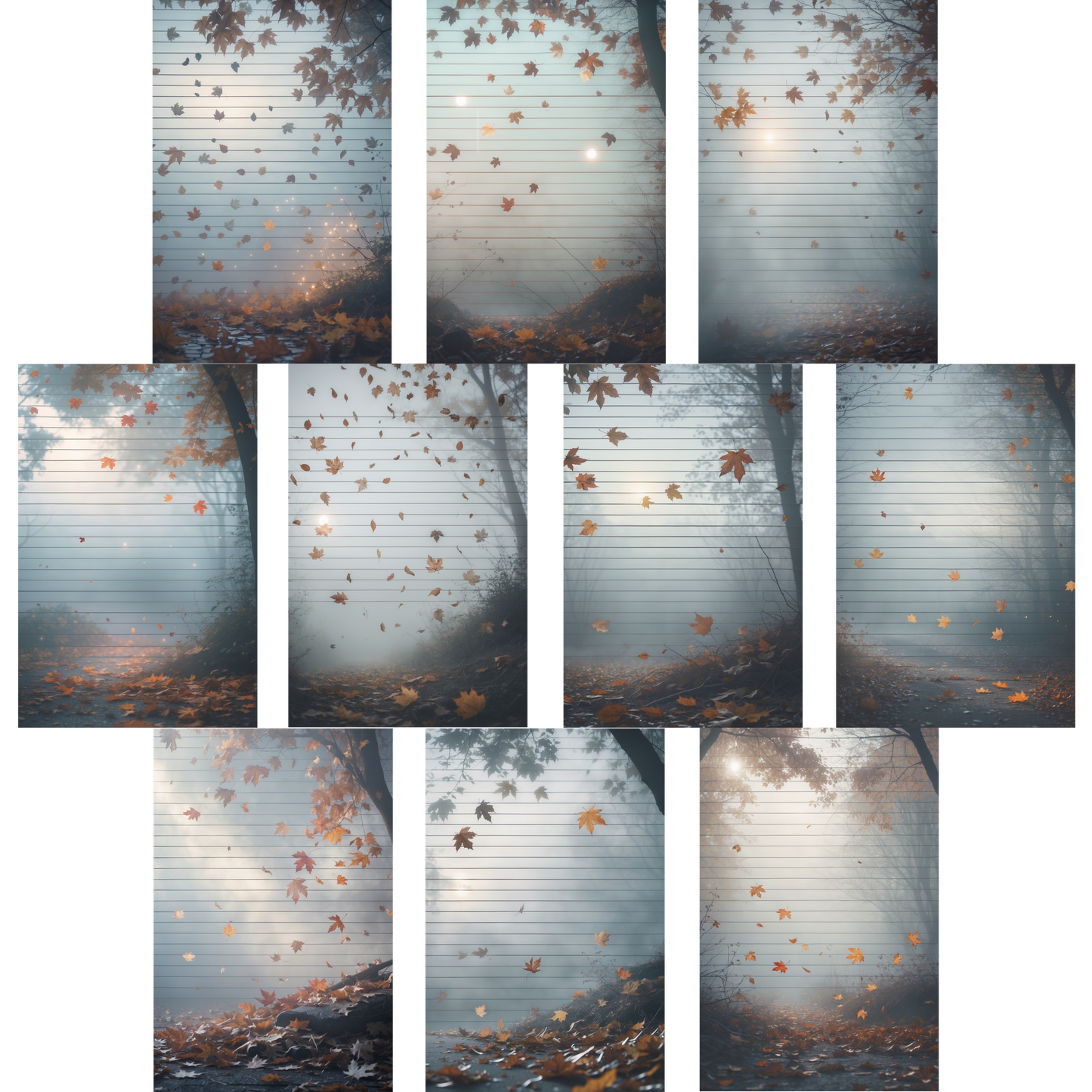 Notizblock | DIN A5 | Crow Notes – Autumn Leaves