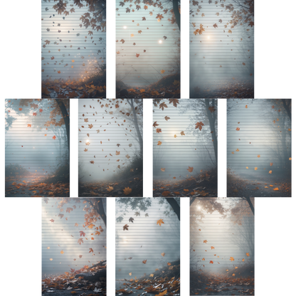 Notizblock | DIN A5 | Crow Notes – Autumn Leaves