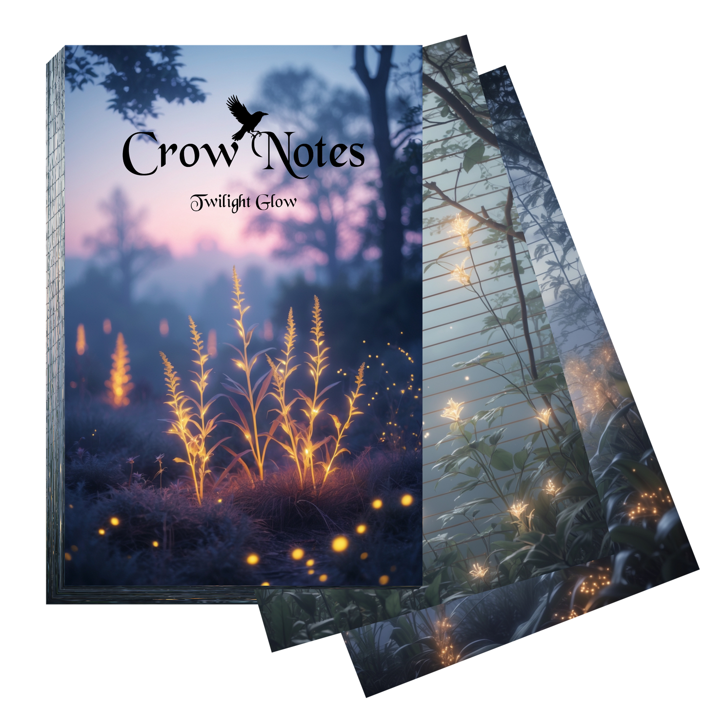 Notizblock | DIN A5 | Crow Notes – Twilight Glow