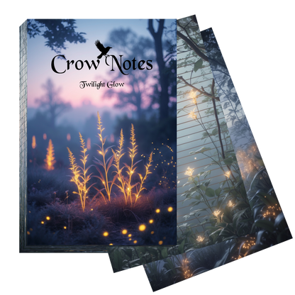 Notizblock | DIN A5 | Crow Notes – Twilight Glow