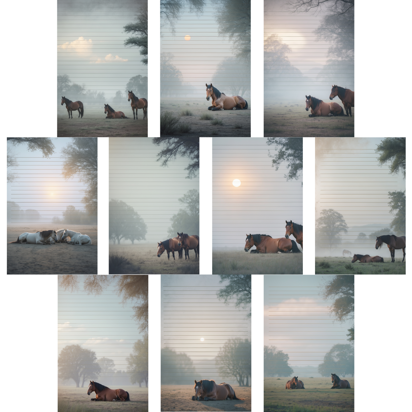 Notizblock | DIN A5 | Crow Notes – Wild Horses