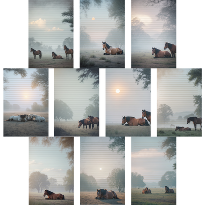 Notizblock | DIN A5 | Crow Notes – Wild Horses
