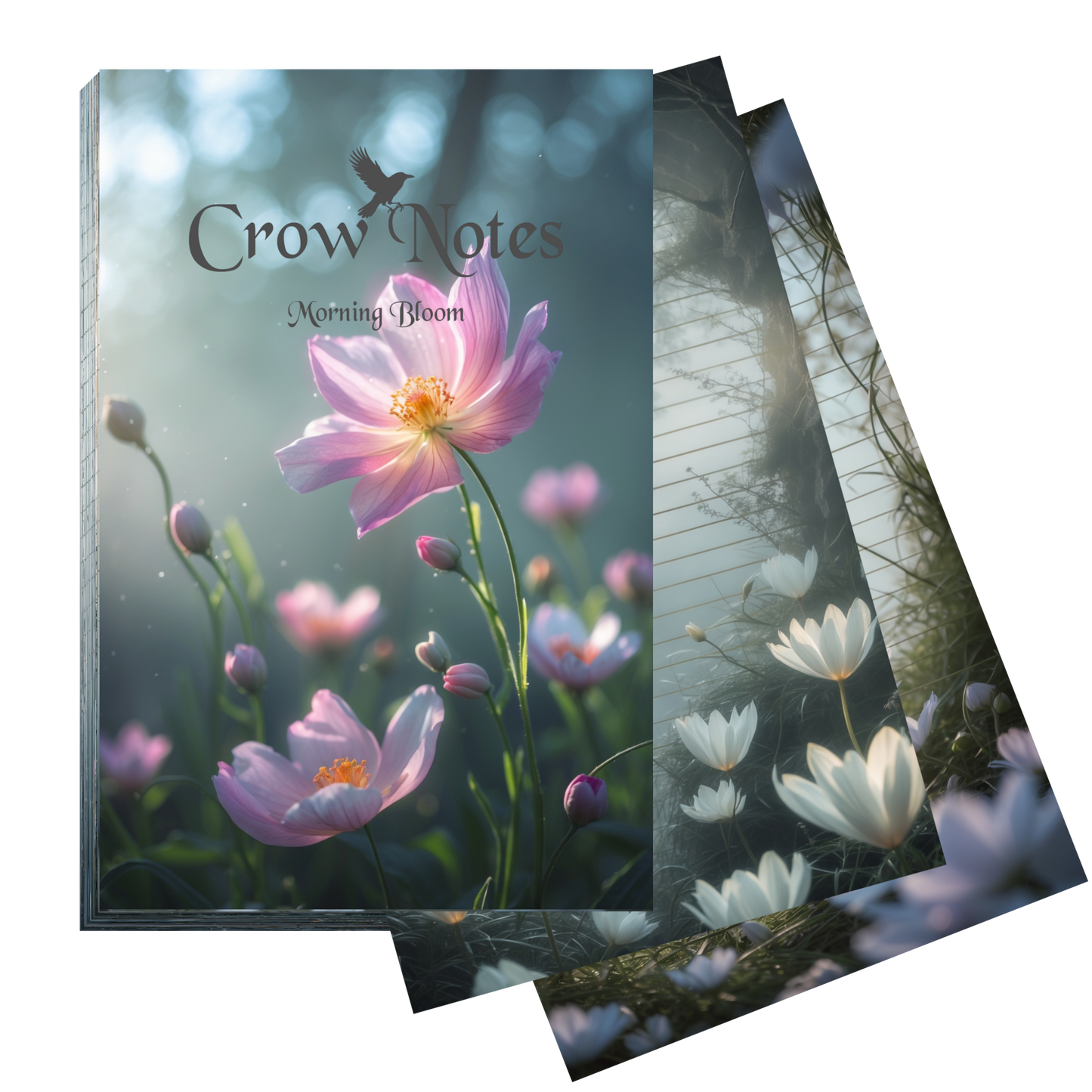 Notizblock | DIN A5 | Crow Notes – Morning Bloom