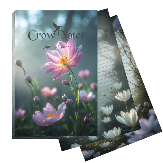 Notizblock | DIN A5 | Crow Notes – Morning Bloom