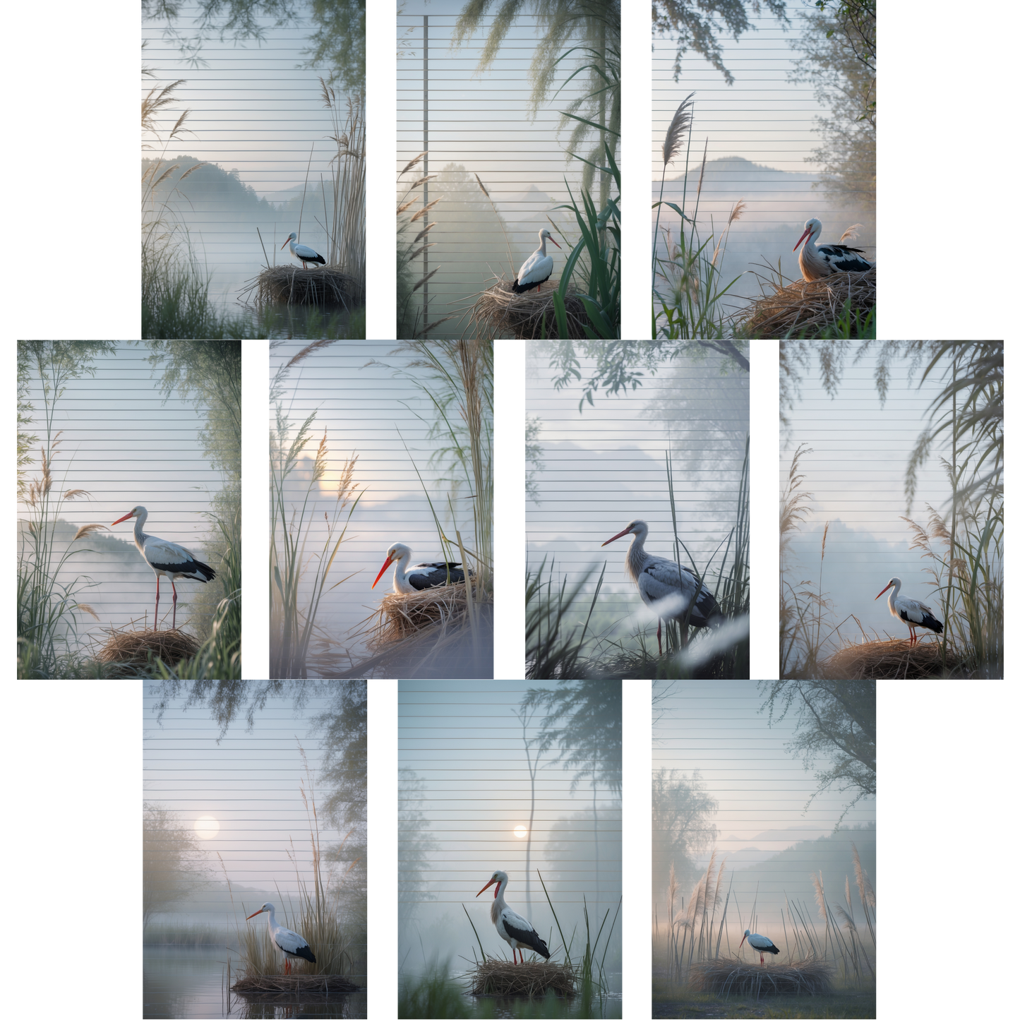 Notizblock | DIN A5 | Crow Notes – Reed Stork