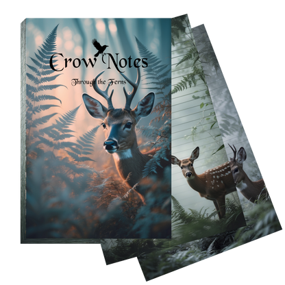 Notizblock | DIN A5 | Crow Notes – Through the Ferns