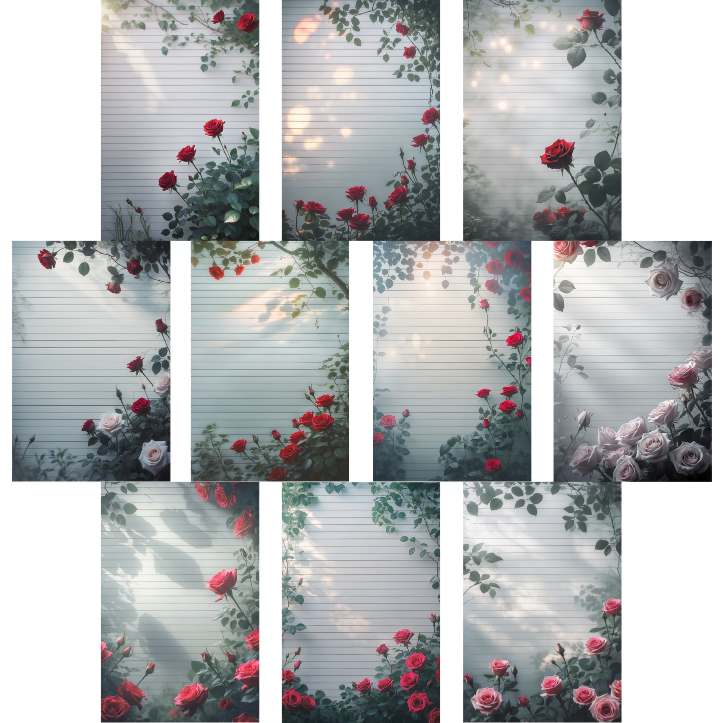 Notizblock | DIN A5 | Crow Notes – Velvet Roses