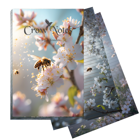 Notizblock | DIN A5 | Crow Notes – Bees & Blossoms