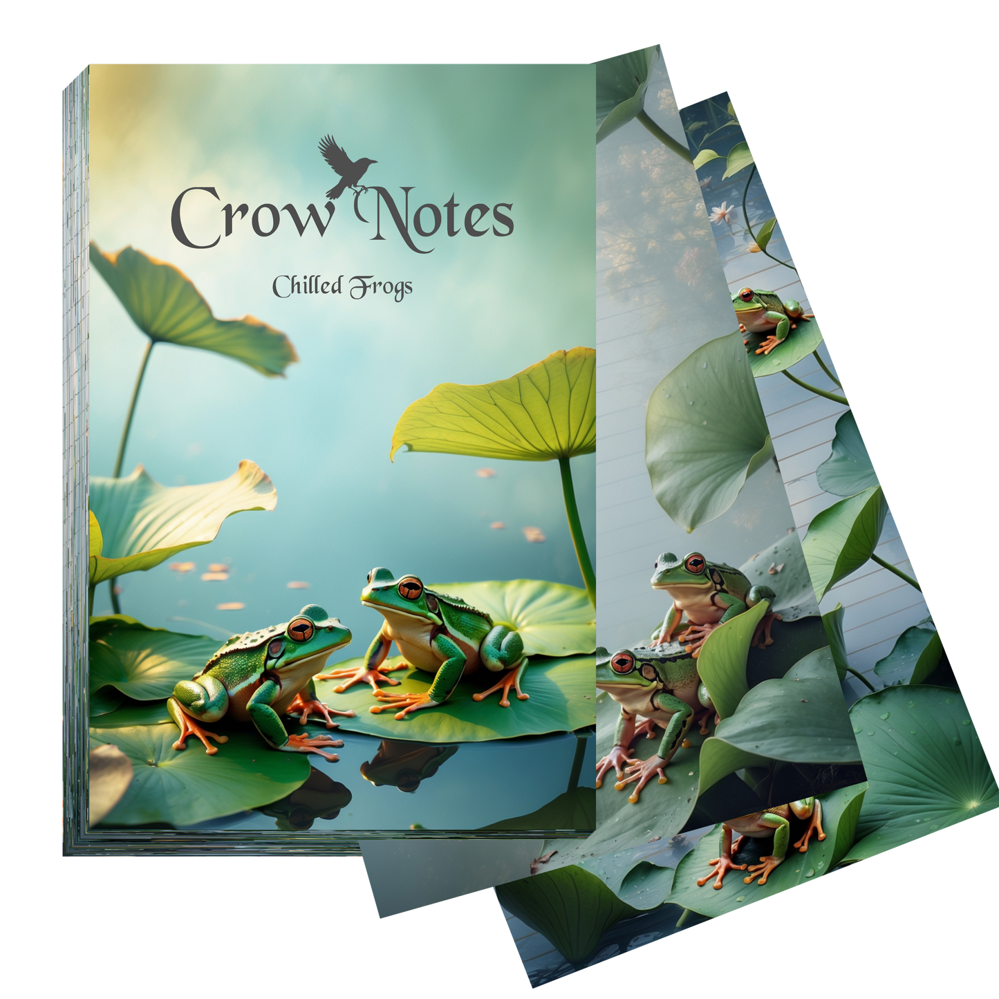 Notizblock | DIN A5 | Crow Notes – Chilled Frogs