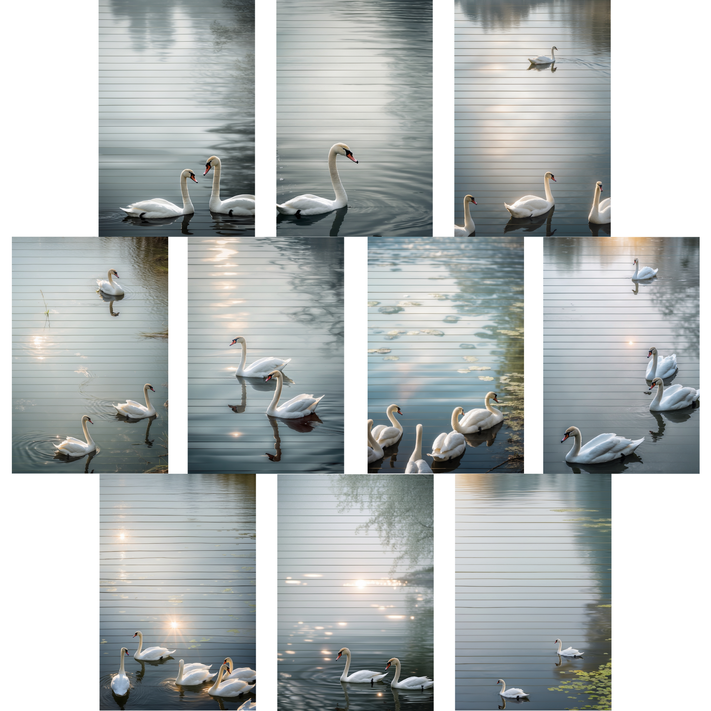 Notizblock | DIN A5 | Crow Notes – Silent Swans