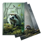 Notizblock | DIN A5 | Crow Notes – Mossy Hedgehog