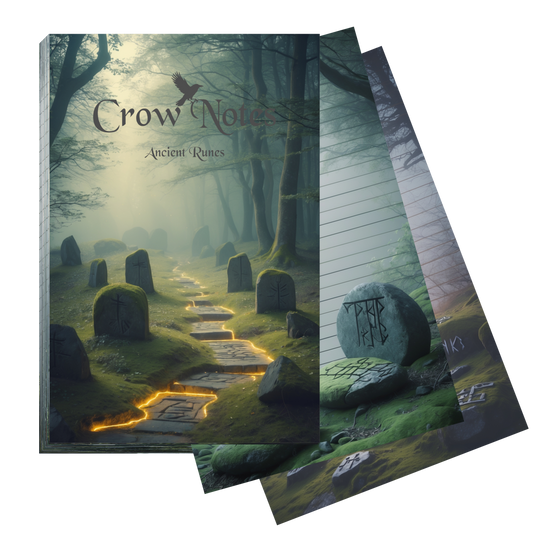 Notizblock | DIN A5 | Crow Notes – Ancient Runes