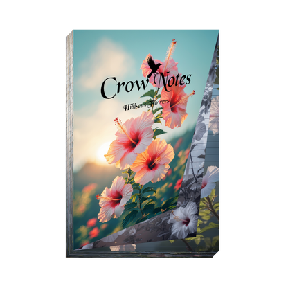 Notizblock | DIN A5 | Crow Notes – Hibiscus Flowers