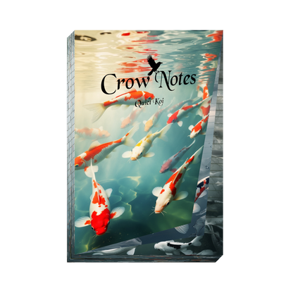 Notizblock | DIN A5 | Crow Notes – Quiet Koi