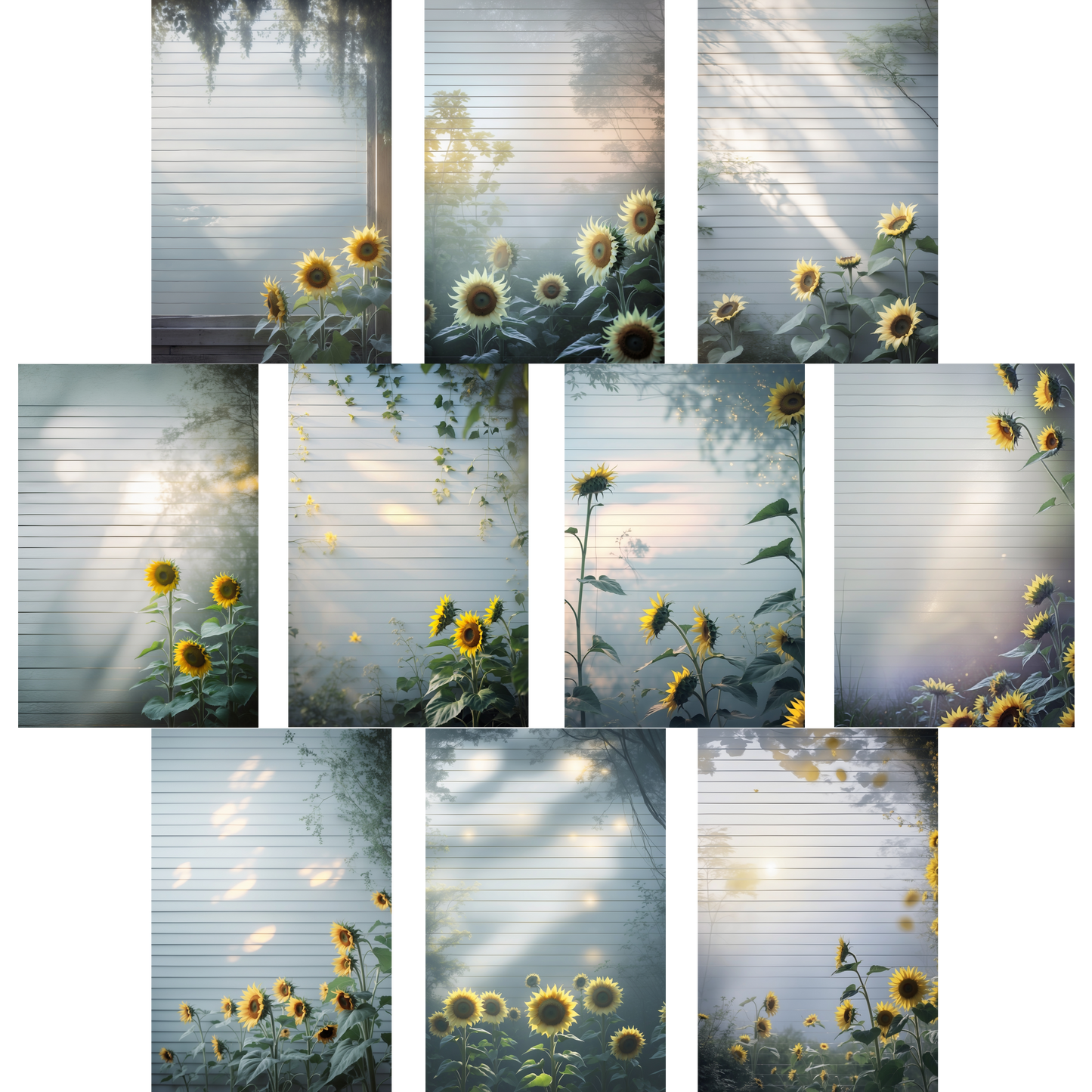 Notizblock | DIN A5 | Crow Notes – Golden Sunflowers