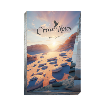 Notizblock | DIN A5 | Crow Notes – Desert Stones