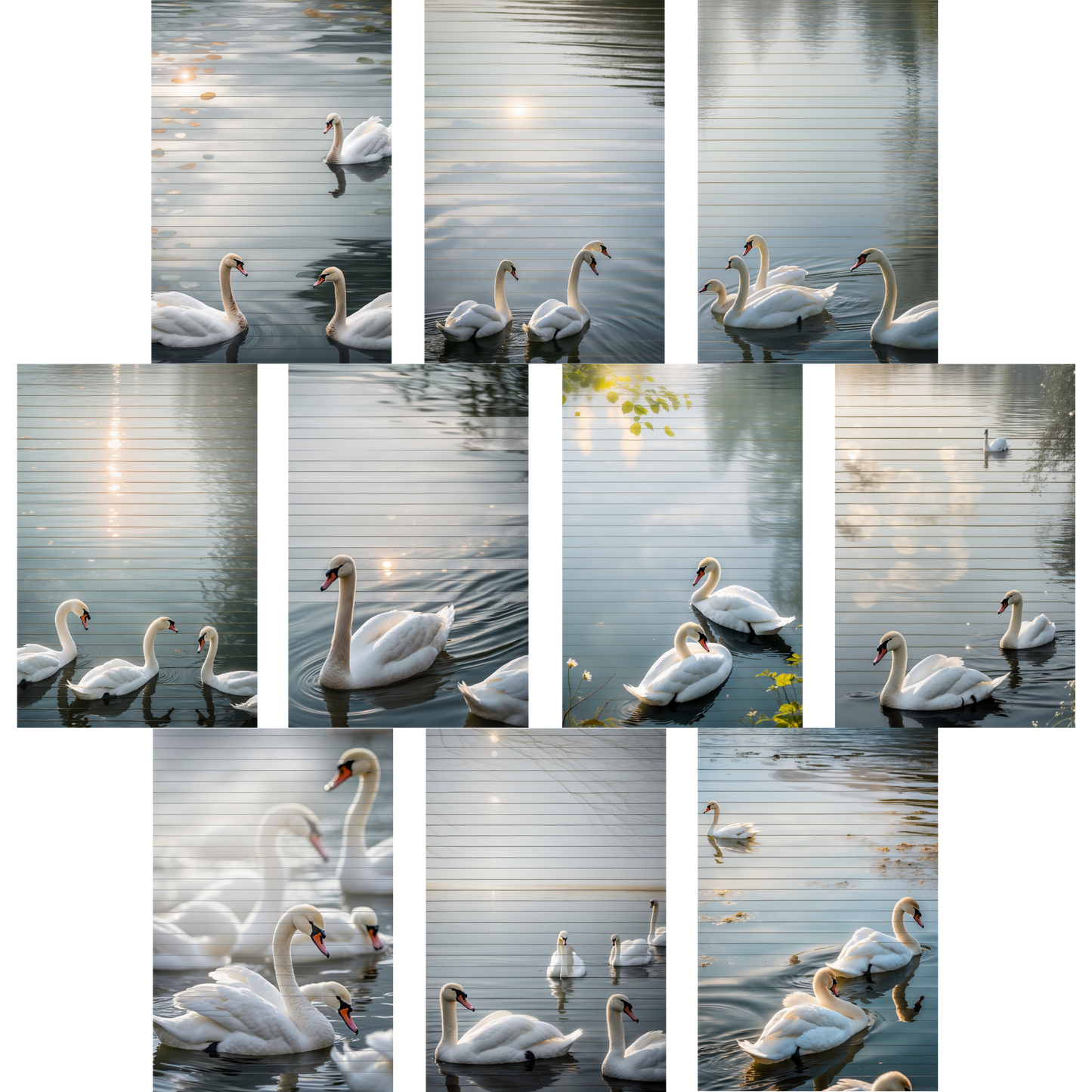 Notizblock | DIN A5 | Crow Notes – Silent Swans