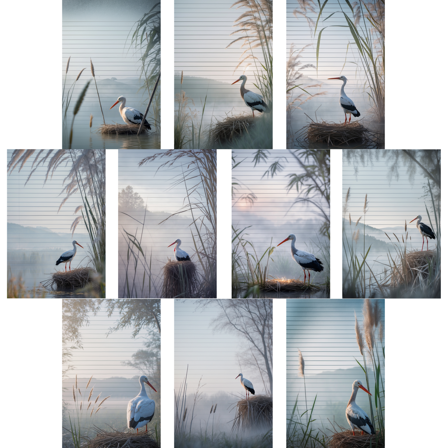 Notizblock | DIN A5 | Crow Notes – Reed Stork